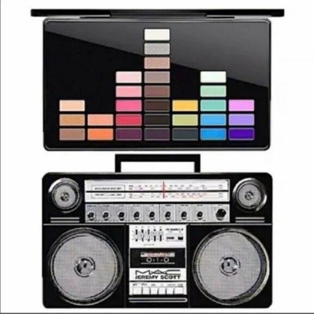 NEW MAC Jeremy Scott Limited Edition Boombox Eyeshadow palette 29 shadows JS-MAC
